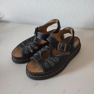 Dr. Martens Black Leather Footwear